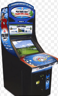 Arcade game with rollerball